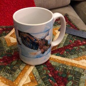 Cuppa coffee cup with eagle